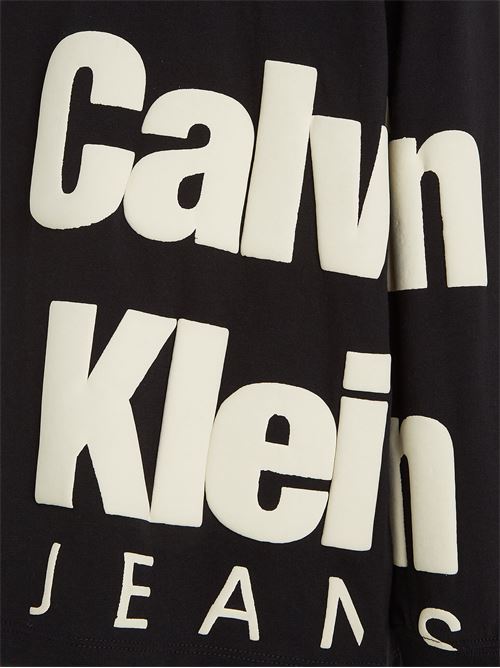 BLOWN-UP LOGO L/S T-SHIRT CALVIN KLEIN JEANS | IB0IB01880/BEH